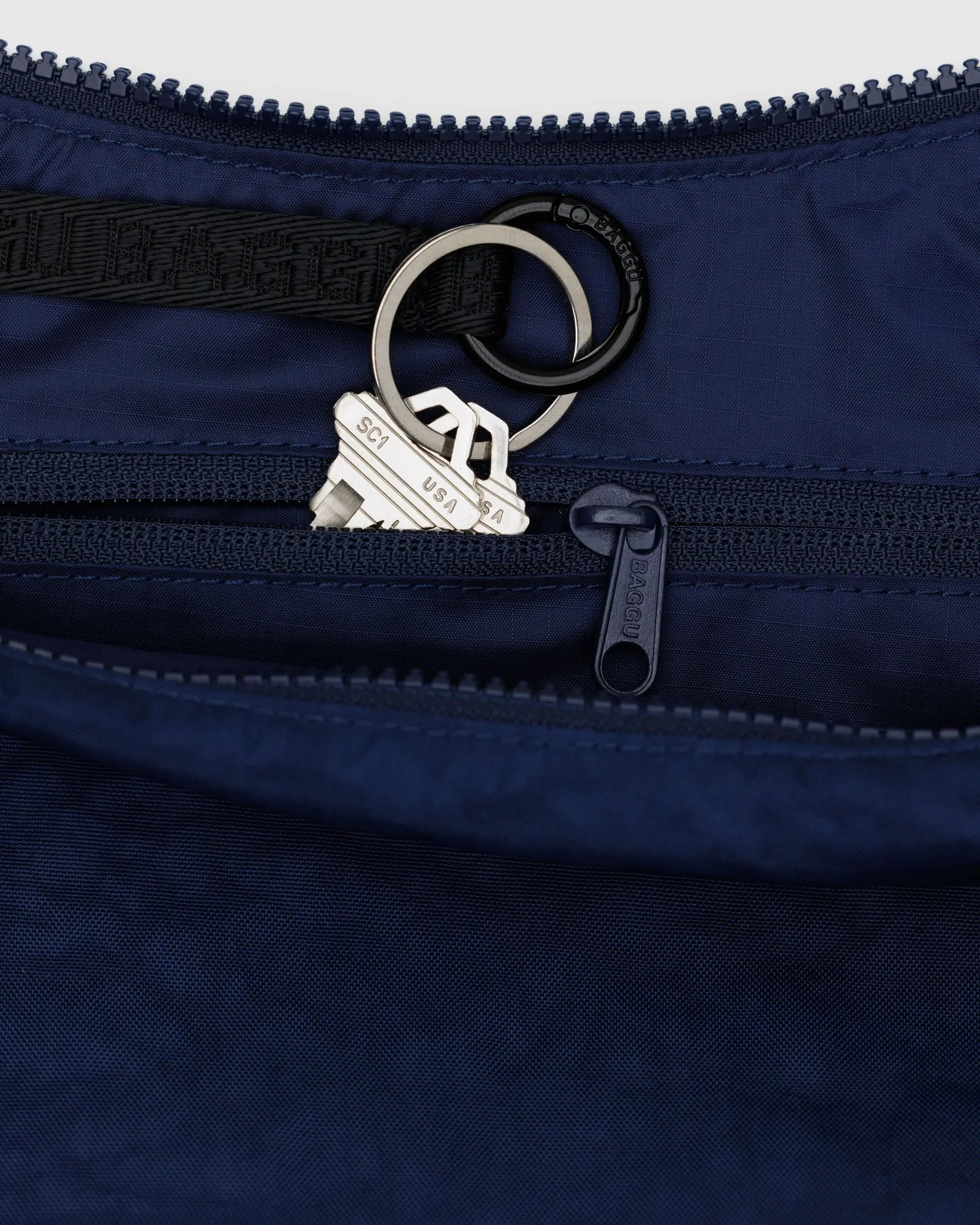 Medium Nylon Crescent Bag image 4