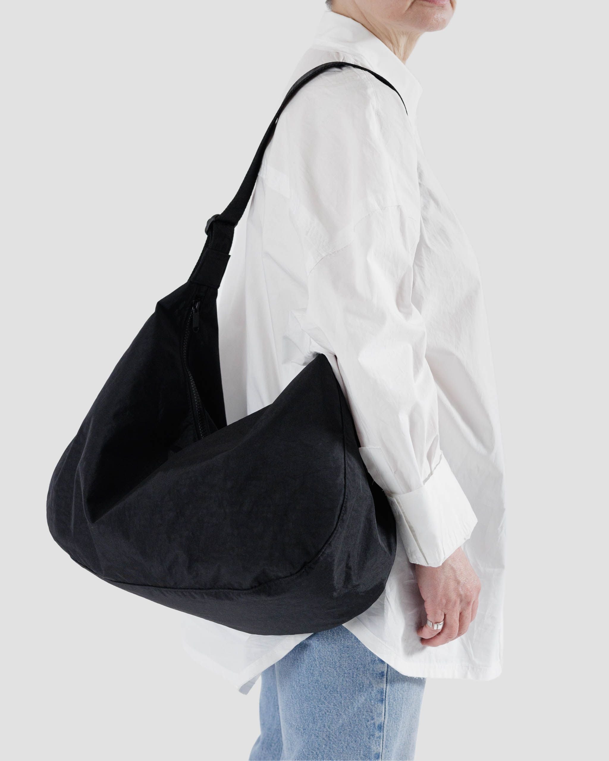 Large Nylon Crescent Bag image 2